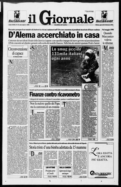 Il giornale : quotidiano del mattino